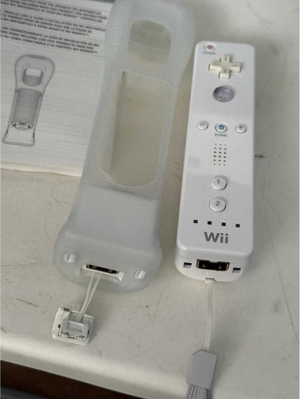 Nintendo Wii Motion Plus Remote Attachment W/ Controller